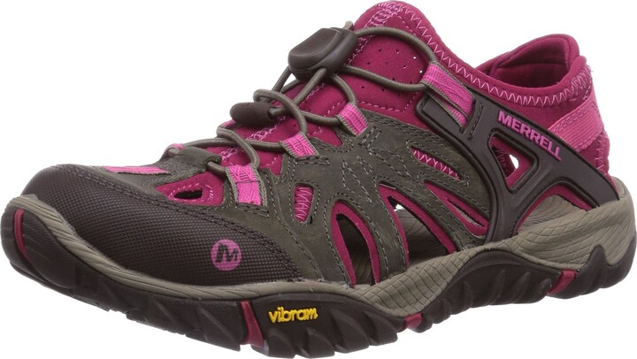 Merrell All Out Blaze Women's Speed-Laces Track and Field Shoes -  Boulder/Fuchsia 5 UK - ShopStyle