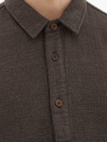 Thumbnail for your product : Raey Oversized Textured Cotton-blend Shirt - Brown