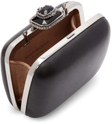 Thumbnail for your product : Alexander McQueen Grey Leather Mini Clutch