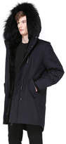 Thumbnail for your product : Mackage MORITZ-F flannel parka with fur lined body and hood