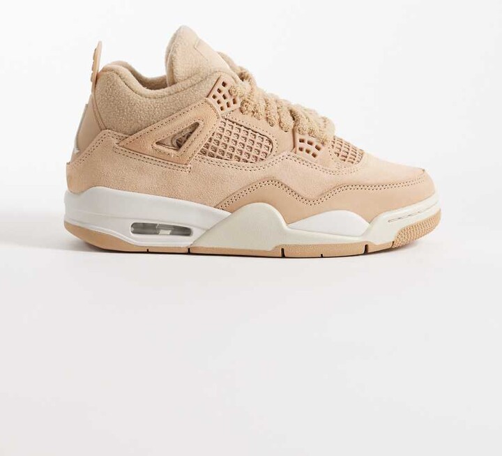 Jordan Nike Air 4 Retro sneakers in beige