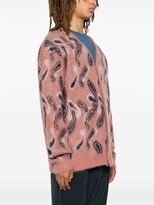 Thumbnail for your product : Needles Intarsia-Knit Brushed Cardigan