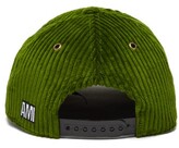 Thumbnail for your product : Ami Logo-embroidered Cotton-corduroy Baseball Cap - Green