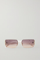 Thumbnail for your product : Le Specs What I Need Square-frame Acetate And Gold-tone Sunglasses - White - One size