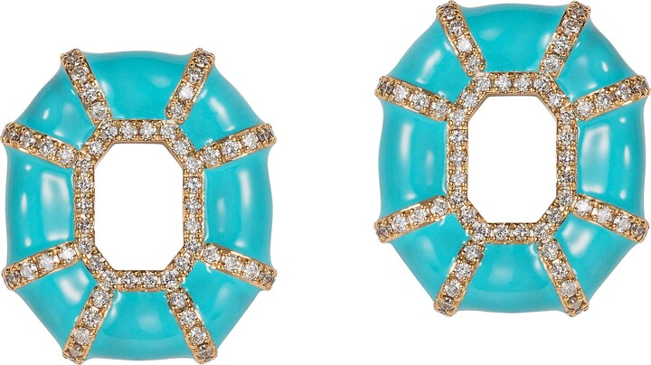 Nevernot Grab 'n' Go Diamond Enamel Drop Earrings