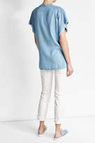 Thumbnail for your product : Steffen Schraut Denim Dress with High-Low Hemline