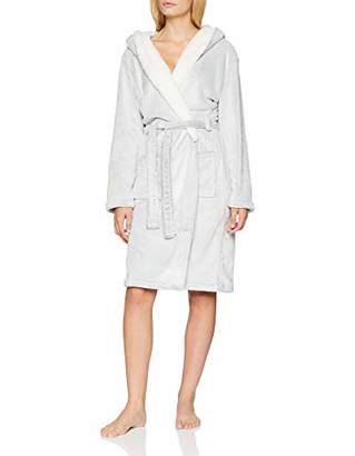New Look Women's 5838706 Dressing Gown, (Light Grey 02), (Size:51)