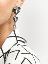 Thumbnail for your product : Oscar de la Renta Crystal-Embellished Drop Earrings