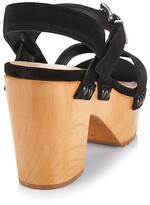 Thumbnail for your product : Schutz Gayleh Suede Platform Sandals