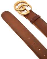 Thumbnail for your product : Gucci Gg Leather Belt - Womens - Tan