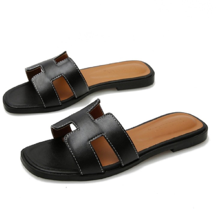 Goodnight Macaroon 'Smith' Cut-Out Slides (4 Colors) - ShopStyle Sandals