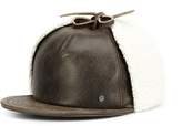 Thumbnail for your product : Maison Michel leather cap