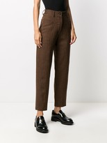 Thumbnail for your product : Simonetta Ravizza Herringbone Pattern Trousers