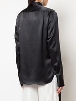 Thumbnail for your product : Ann Demeulemeester Band Collar Long Sleeve Blouse