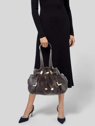 Michael Kors Leather Drawstring Bag