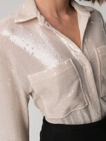 Thumbnail for your product : Patrizia Pepe All-Over Sequin Shirt