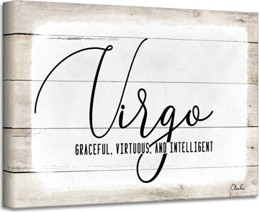 Ready2hangart 'Zodiac' by Olivia Rose - Wrapped Canvas Textual Art Print