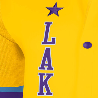 Nike Los Angeles Lakers Showtime City Edition Men's Dri-FIT NBA  Short-Sleeve Jacket in Yellow - ShopStyle
