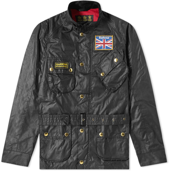 Barbour International Union Jack Jacket ShopStyle Outerwear