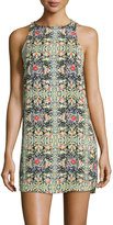 Thumbnail for your product : Neiman Marcus Cusp by Kaleidoscope-Print Shift Dress