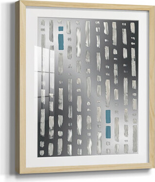 Ebern Designs Printed Brushwork IV Framed On Paper Painting