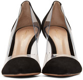 Thumbnail for your product : Gianvito Rossi Black Suede Plexi 85 Heels