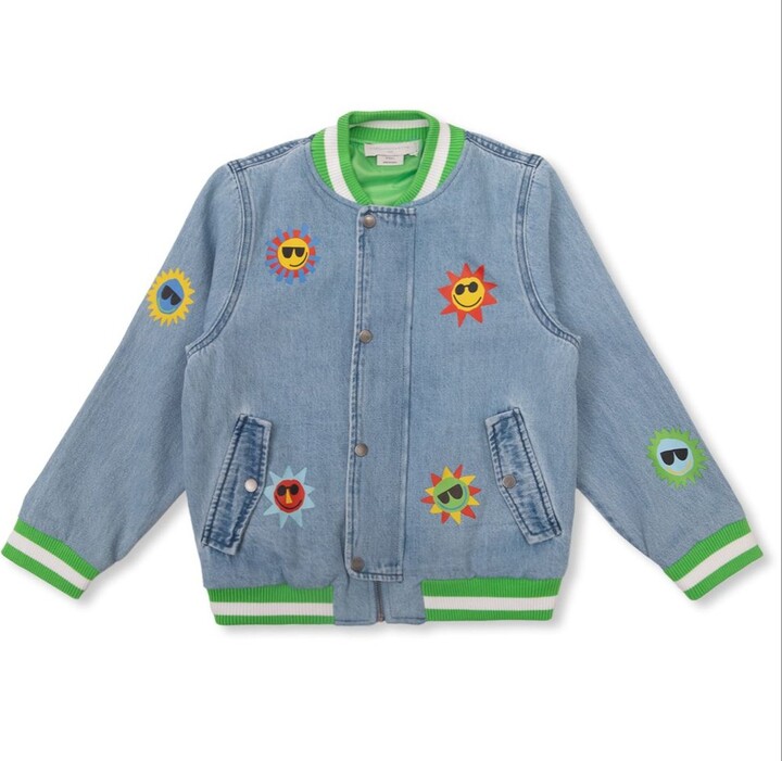 Stella McCartney Kids Graphic Printed Denim Jacket