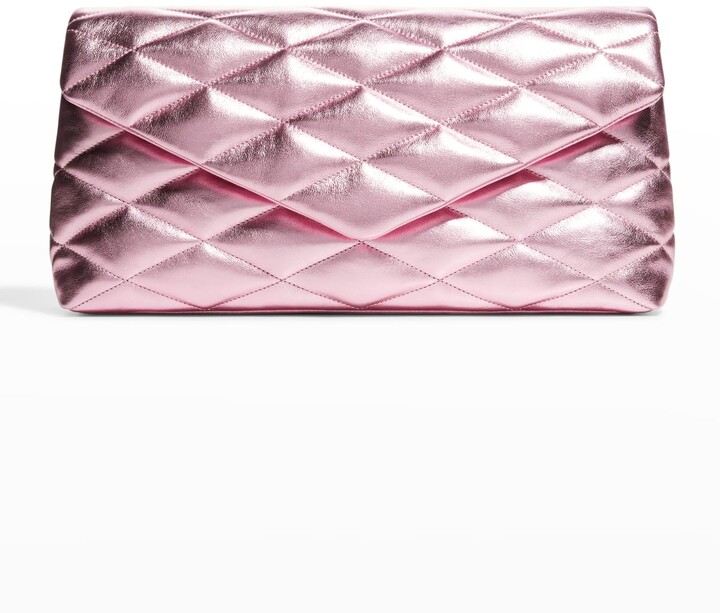 ysl cream clutch bolsa