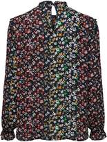 Thumbnail for your product : Only Floral-Print High-Neck Blouse