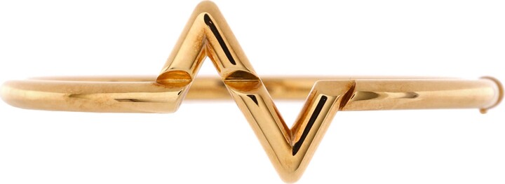Louis Vuitton LV Volt Upside Down Ring, Yellow Gold, Gold, 52