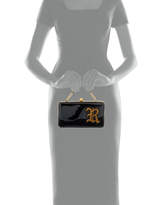 Thumbnail for your product : Ralph Lauren Patent R Framed Clutch Bag