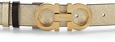 Thumbnail for your product : Ferragamo Gancini Medium Saffiano Leather Belt