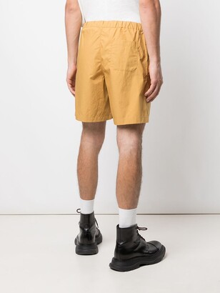 ROMEO HUNTE Crinkled Drawstring-Waist Shorts