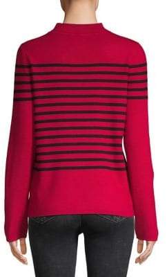 Karl Lagerfeld Paris Striped Rugby Sweater
