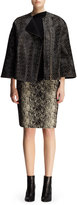 Thumbnail for your product : Lanvin Boxy Spotted Calf Hair Jacket