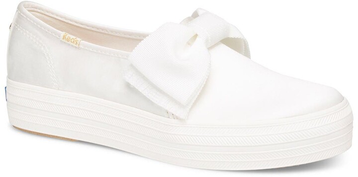 women's keds x kate spade new york triple decker satin bow