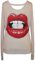 Thumbnail for your product : Lauren Moshi Logan Long Sleeve Pill Lip Top in Frenchie
