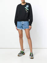 Thumbnail for your product : Off-White flower tape print sweatshirt