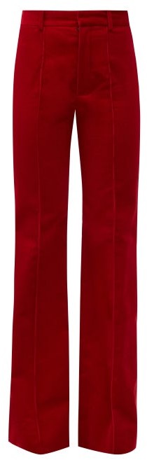Red corduroy jeans womens Clearance