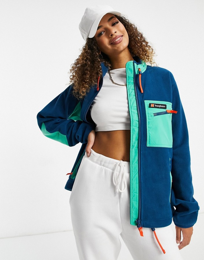 navy blue berghaus fleece