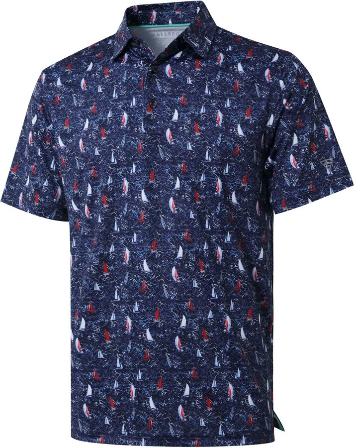 M MAELREG Golf Shirts for Men Dry Fit Performance Moisture Wicking