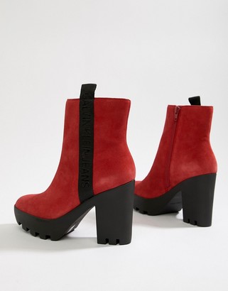 Calvin Klein Red Women's Boots | Shop 