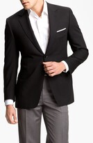 Thumbnail for your product : Canali Classic Fit Solid Wool Blazer