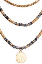 Thumbnail for your product : Treasure & Bond Beaded Frontal Necklace