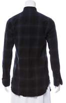 Thumbnail for your product : Helmut Lang Plaid Button-Up Tunic