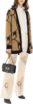 Thumbnail for your product : Pinko ADELPHI OVERSIZED CARDIGAN XS Brown,Black Wool