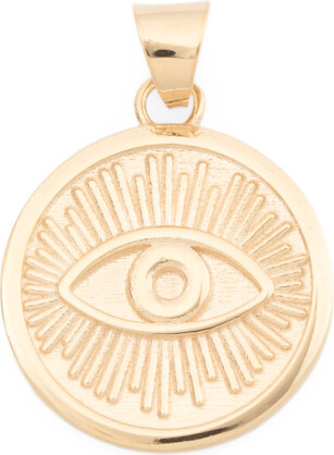 TJMAXX 14Kt Gold Evil Eye Disc Charm For Women