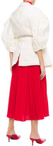 Thumbnail for your product : Simone Rocha Paper Belted Draped Hammered-taffeta Jacket