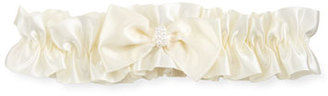Hanky Panky Boxed Pearl-Embellished Garter for Bride, White