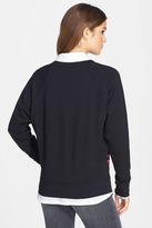 Thumbnail for your product : Halogen Dolman Sleeve Sequin & Jewel Embellished Sweatshirt